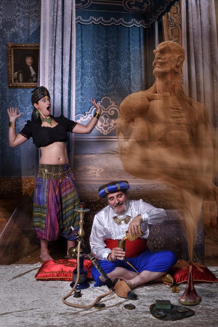 Genie in a Bottle Foto & Bild fotomontage, szene, fantasy mystery