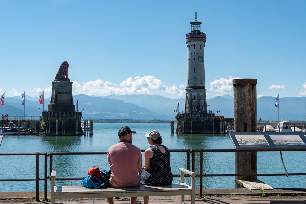 Genieße die Aussicht