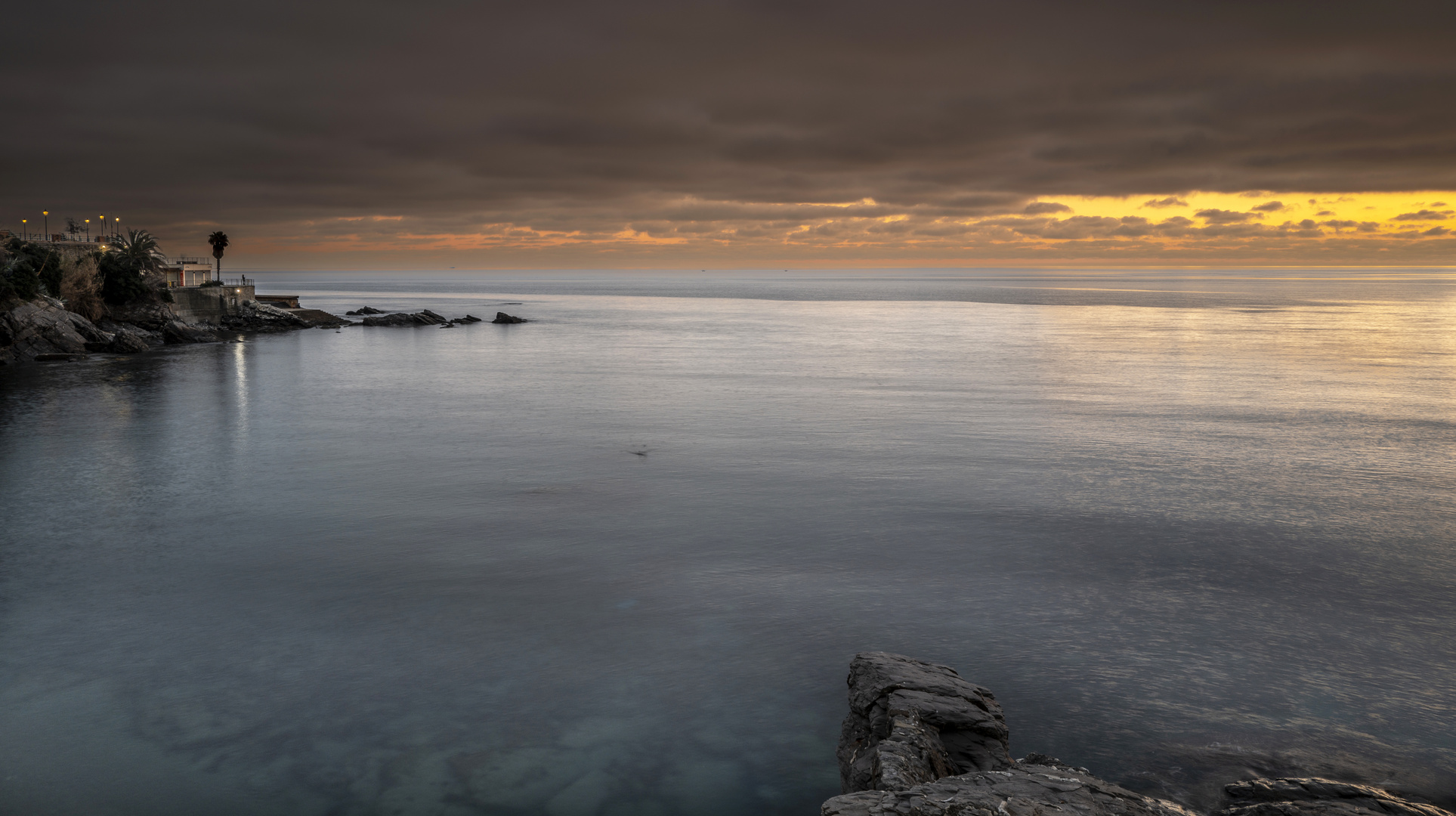 Genova, mare calmo