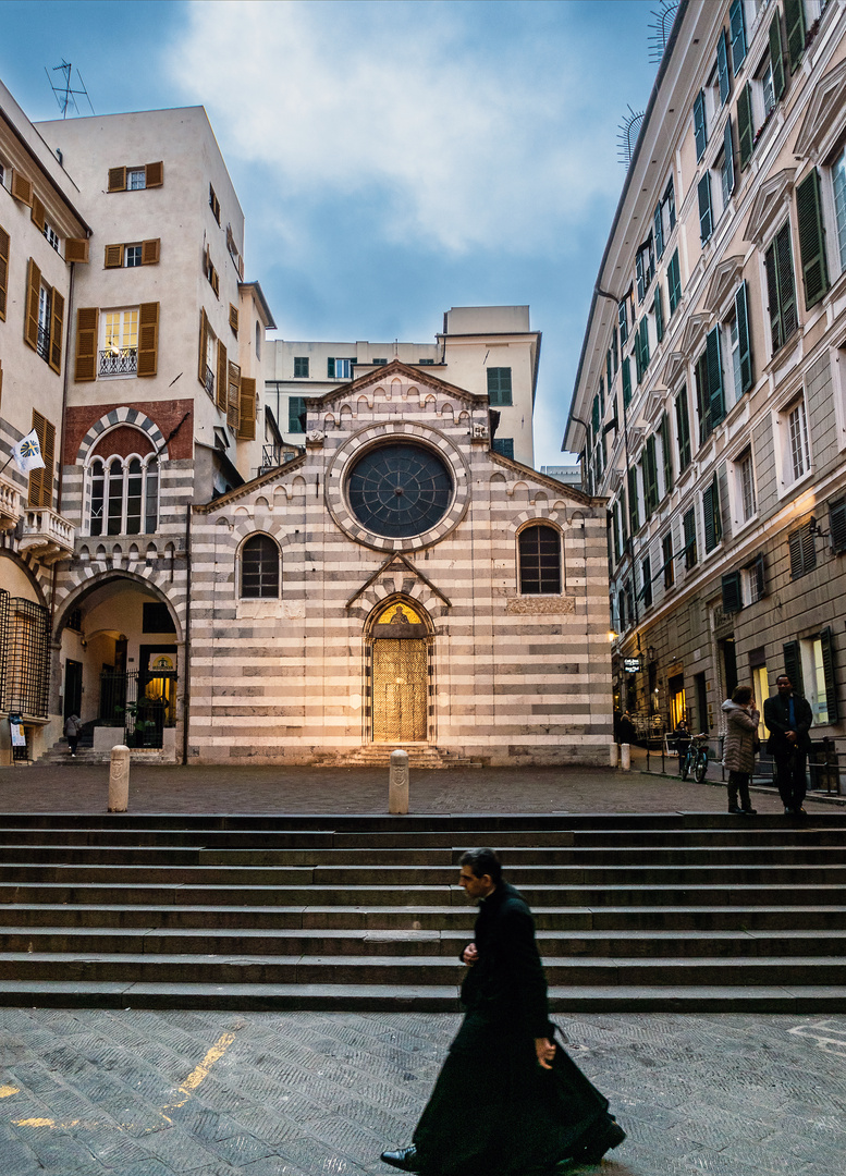 Genova, San Matteo e il sacerdote