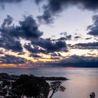 Genova, tramonto con fotografi