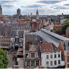 Gent 2022-07-27 Blick von der Grafenburg - Panorama 1 von 2