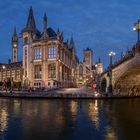 Gent am Abend - Blick auf die Graslei 2