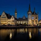 Gent am Abend - Blick auf die Graslei