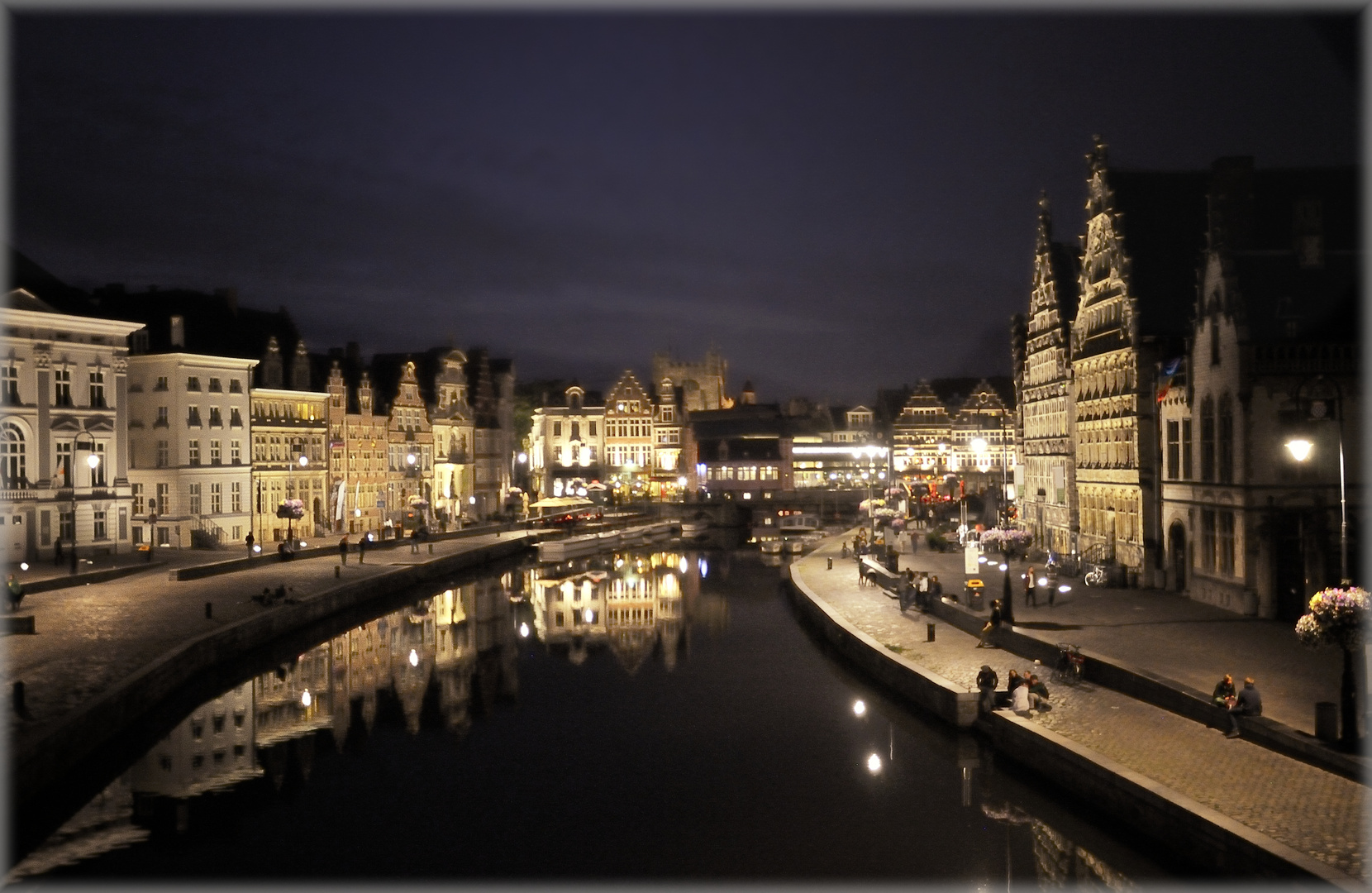 Gent am Abend - Gand le soir