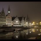 Gent bei aufziehendem Nebel