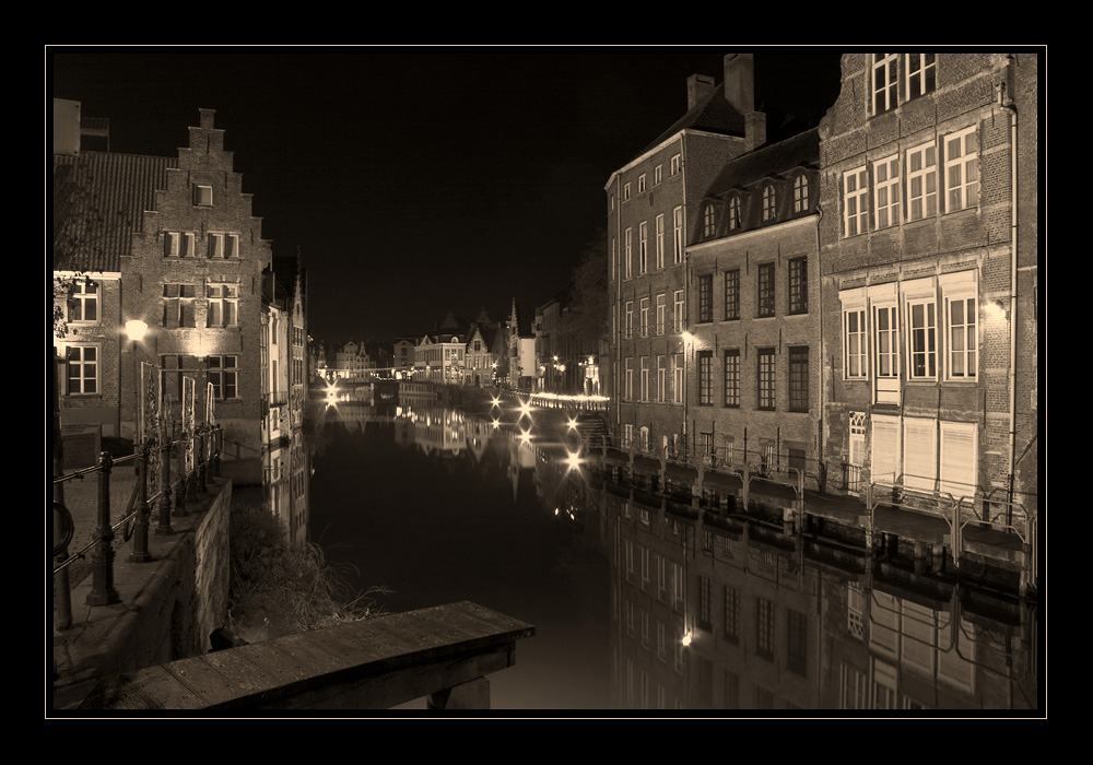 Gent bei Nacht