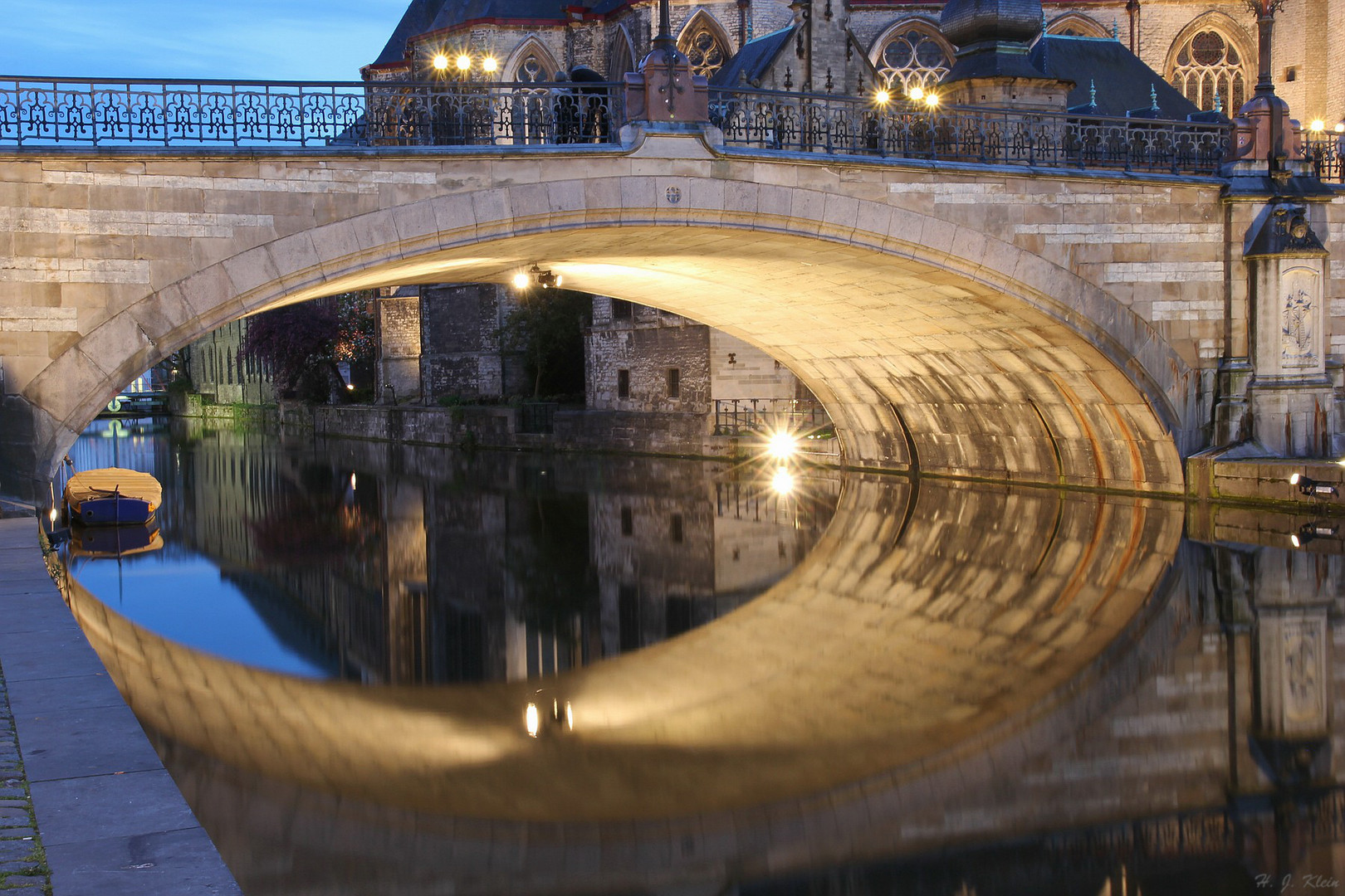 Gent, Belgien;  St Michielsbrug