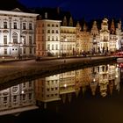 Gent, Korenlei at night