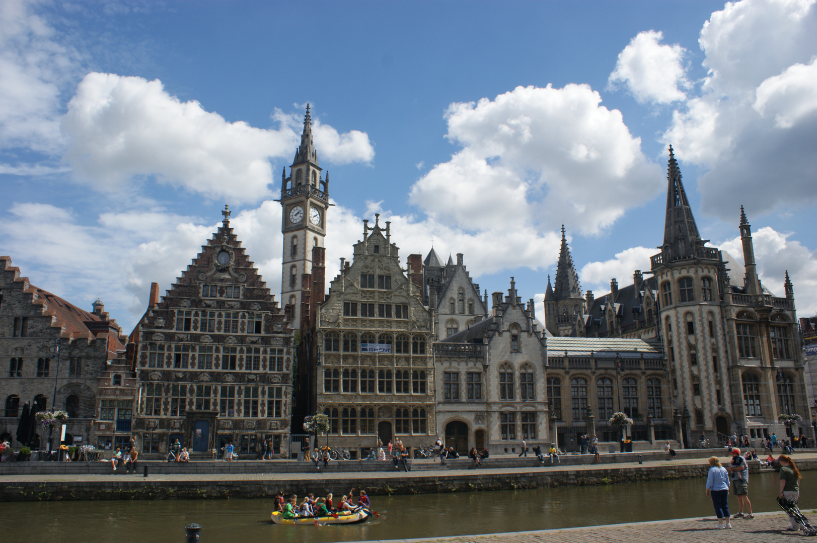 Gent - Mittelalterlicher Hafen an der Graslei