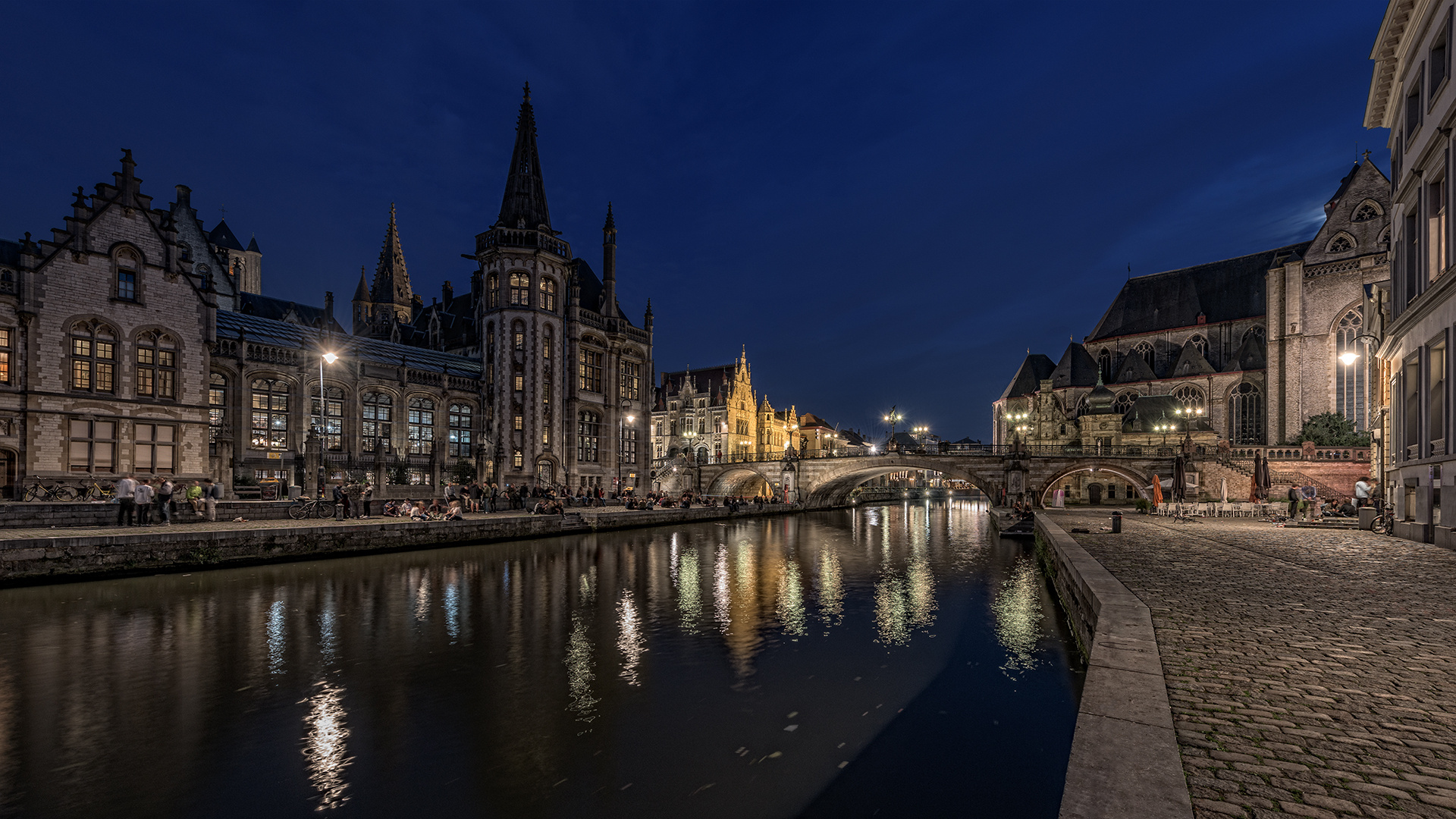 Gent, nach der Blauen Stunde