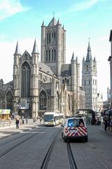 Gent - Sint Michielsplein - Sint Niklaaskerk - Belfort - 01