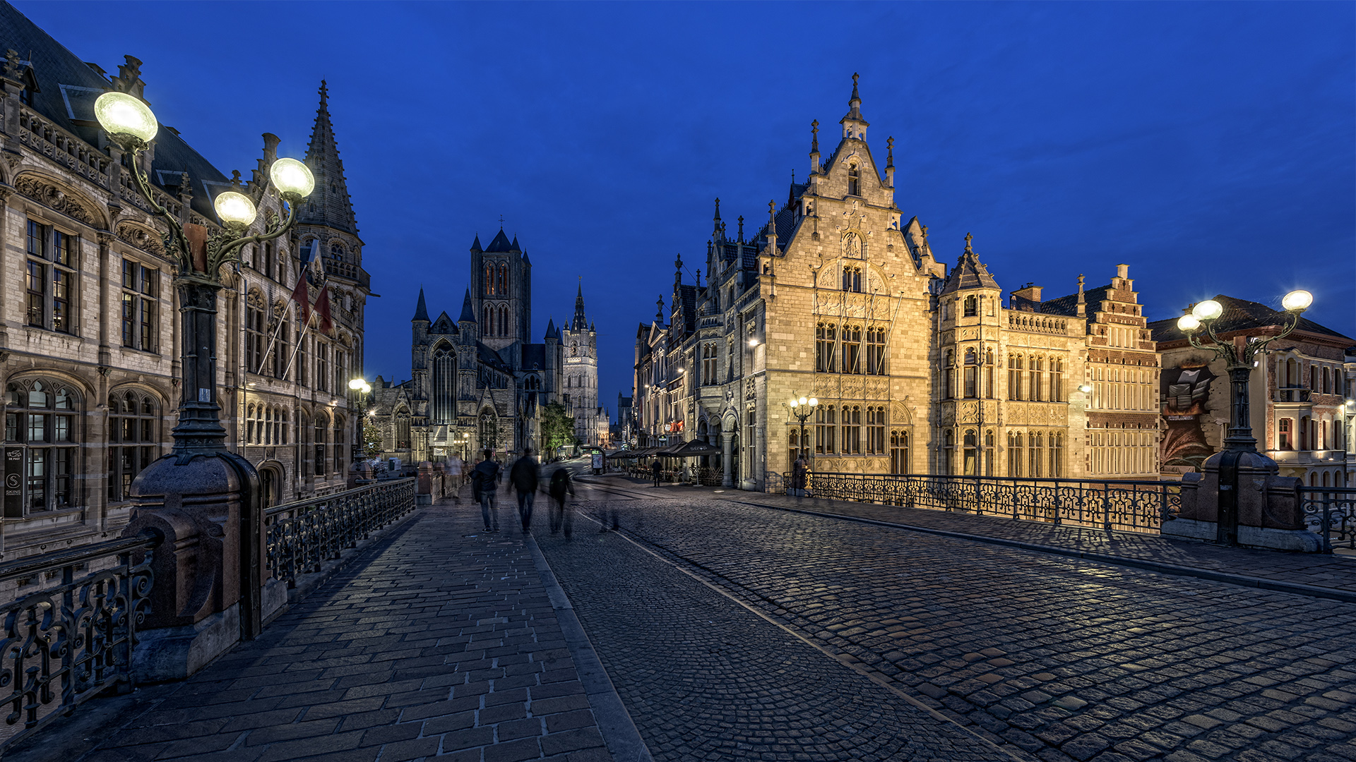 Gent zur Blauen Stunde, Belgien