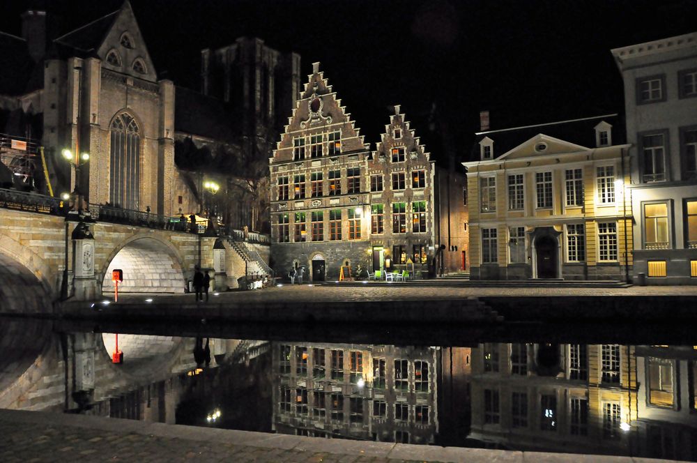 Gent(Belgien)bei Nacht by SHermann 