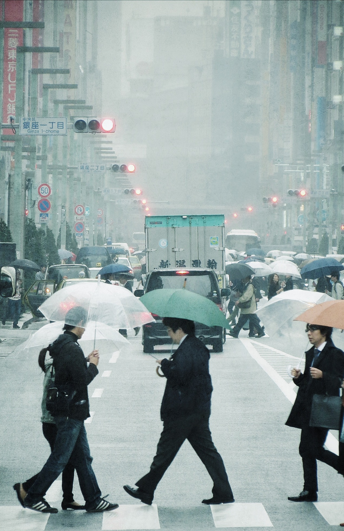 Gente di Tokyo - quartiere Ginza