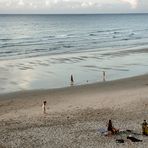 Gente en la playa