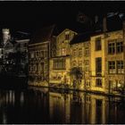 Genter Gracht im Abendlicht - Le canal de Gand dans sa lumière vespérale
