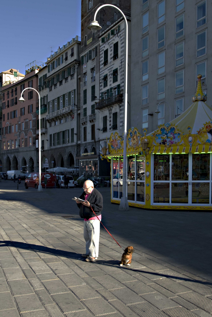 Genua, günstiger Sonnenstand.