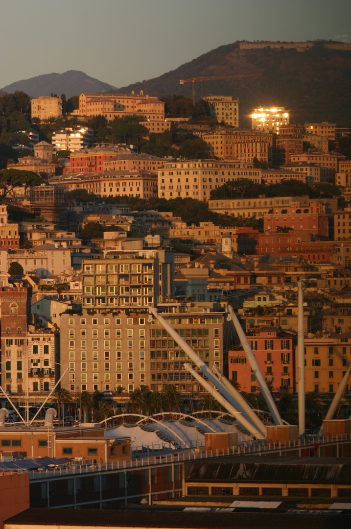 Genua vom Hafen