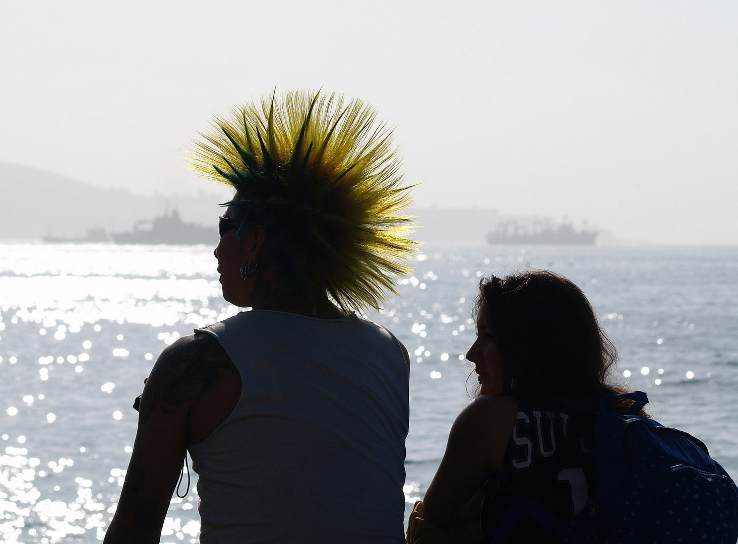 Genuss am Strand von Vina del Mar (Chile)