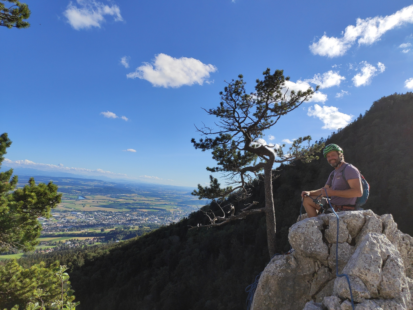 Genussklettern im Schweizer Jura