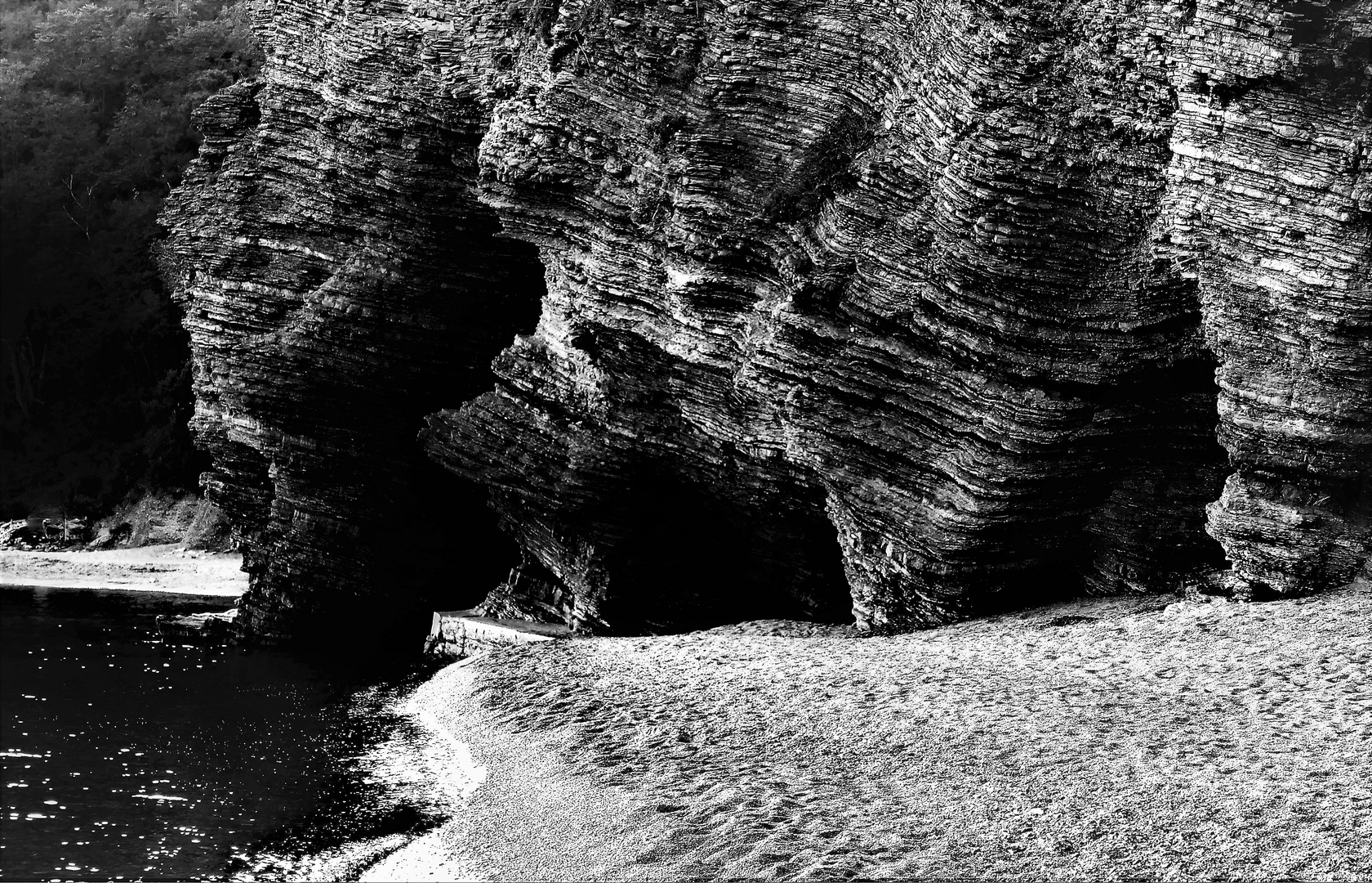 Geologie am Strand