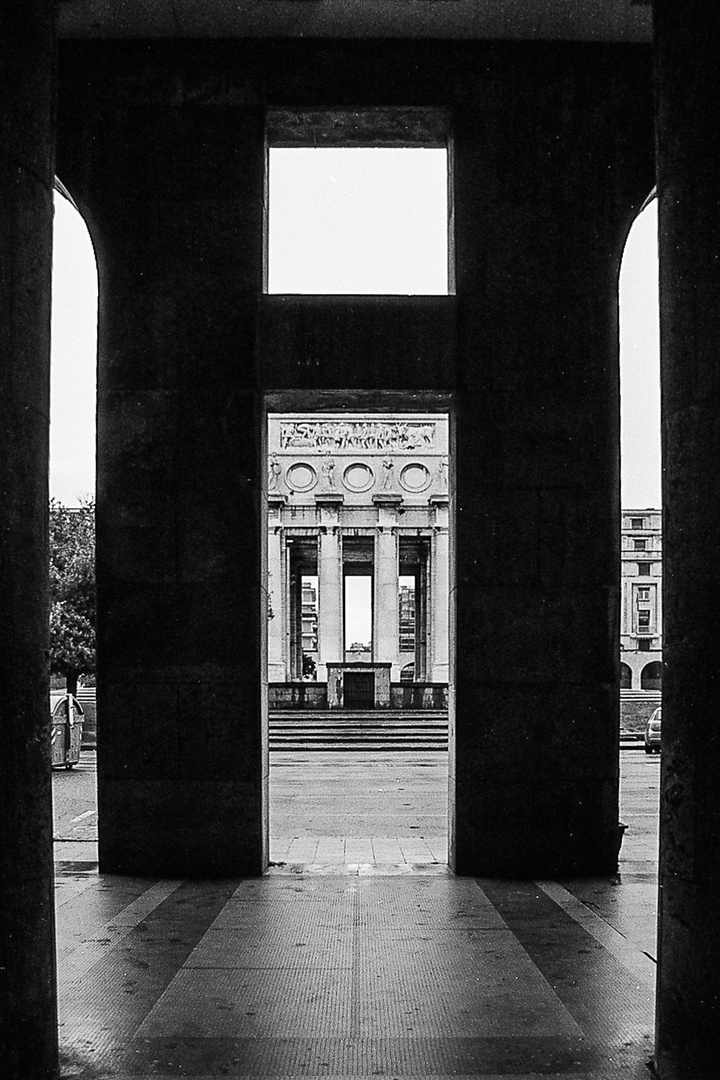 Geometria di piazza in pellicola