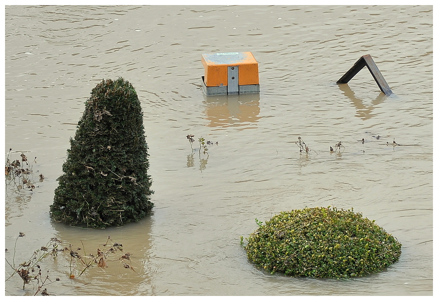 Geometrie des Hochwassers