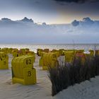 Geometrische Linien am Strand