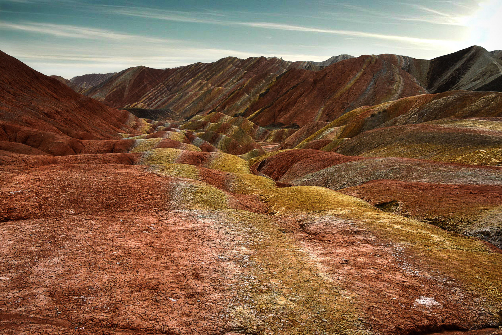 Geopark in Zhangye, Zentralchina