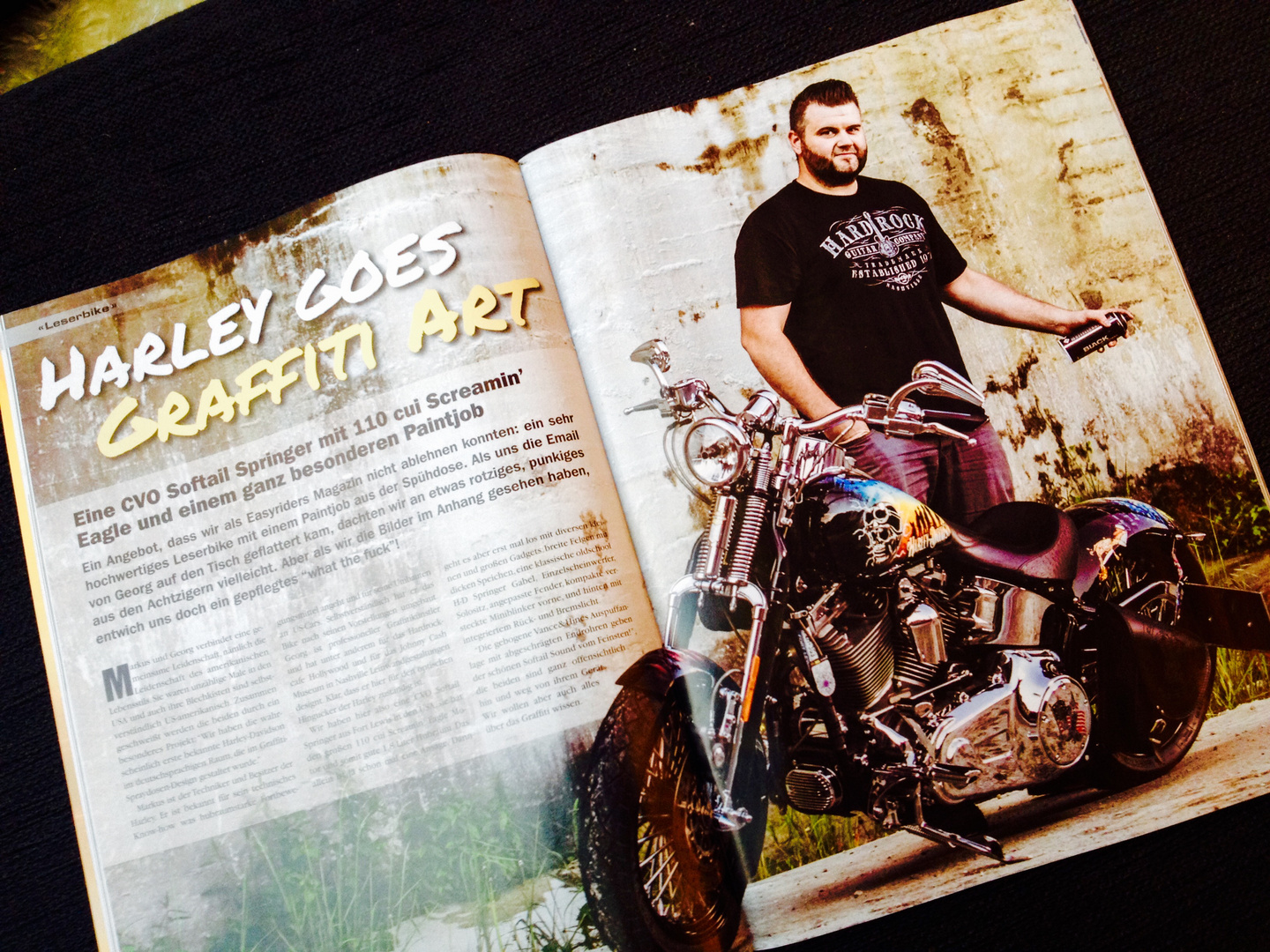 Georg Dermouz (Moodyloop-Graffiti-Art) - Easyrider Magazin 