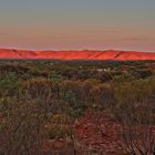 George Gill Range bei Sonnenuntergang