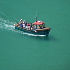 George Guille bei einem seiner boat trips / Sark