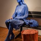 George Segal "Blue Girl on a Park Bench" (1980)