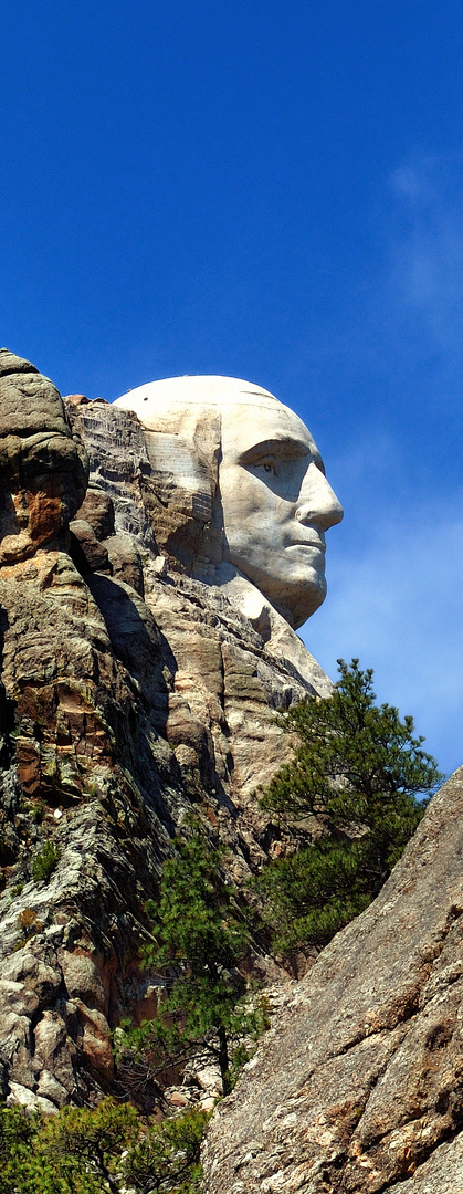 George Washington im Mr. Rushmore, South Dakota