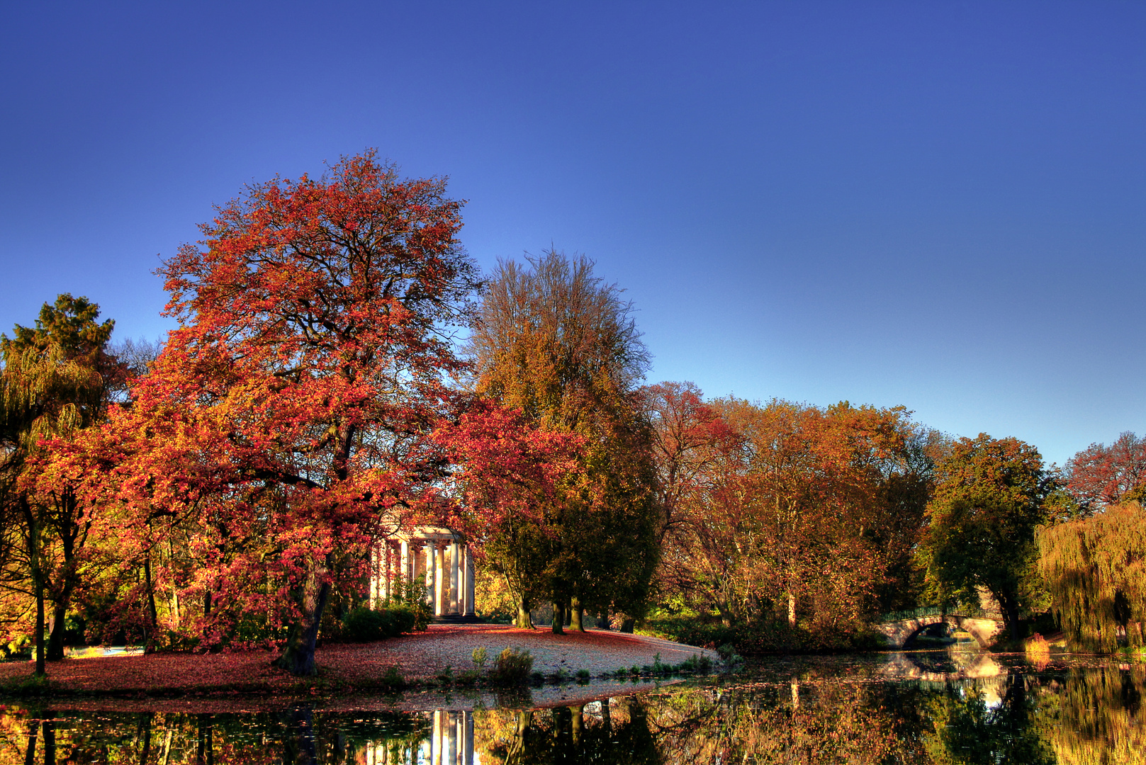 Georgengarten Hannover bei Herbst