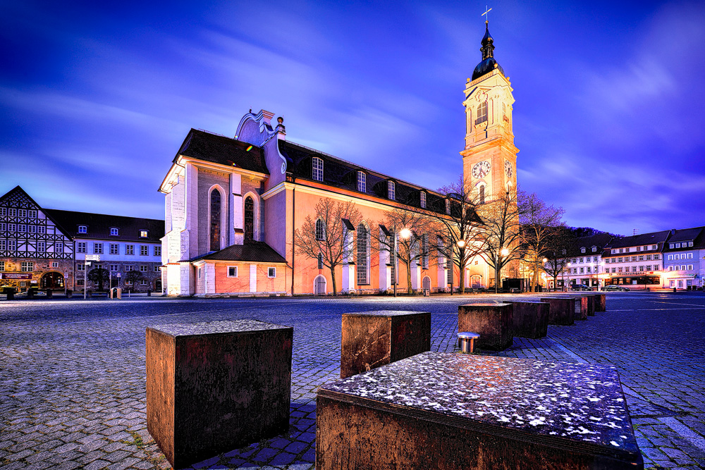 Eisenach Foto & Bild architektur, dämmerung, kirche