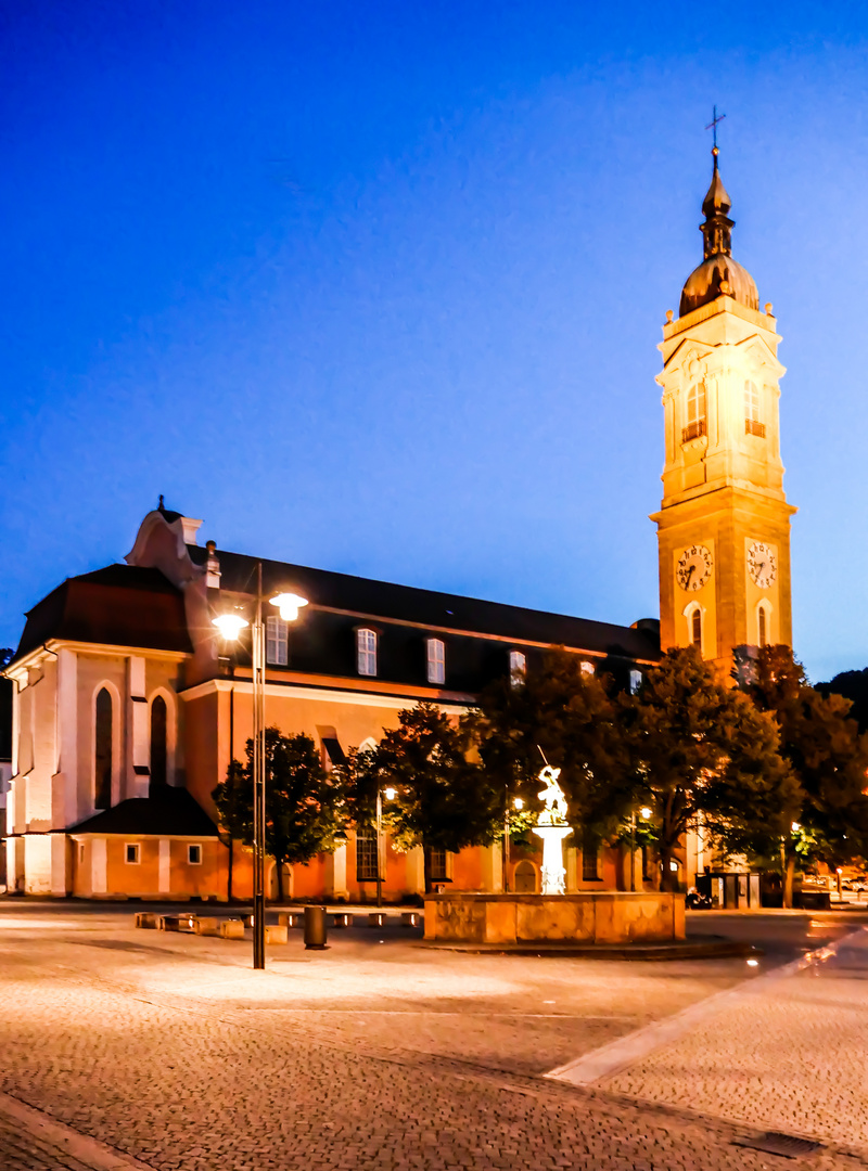 Georgenkirche in Eisenach am Abend