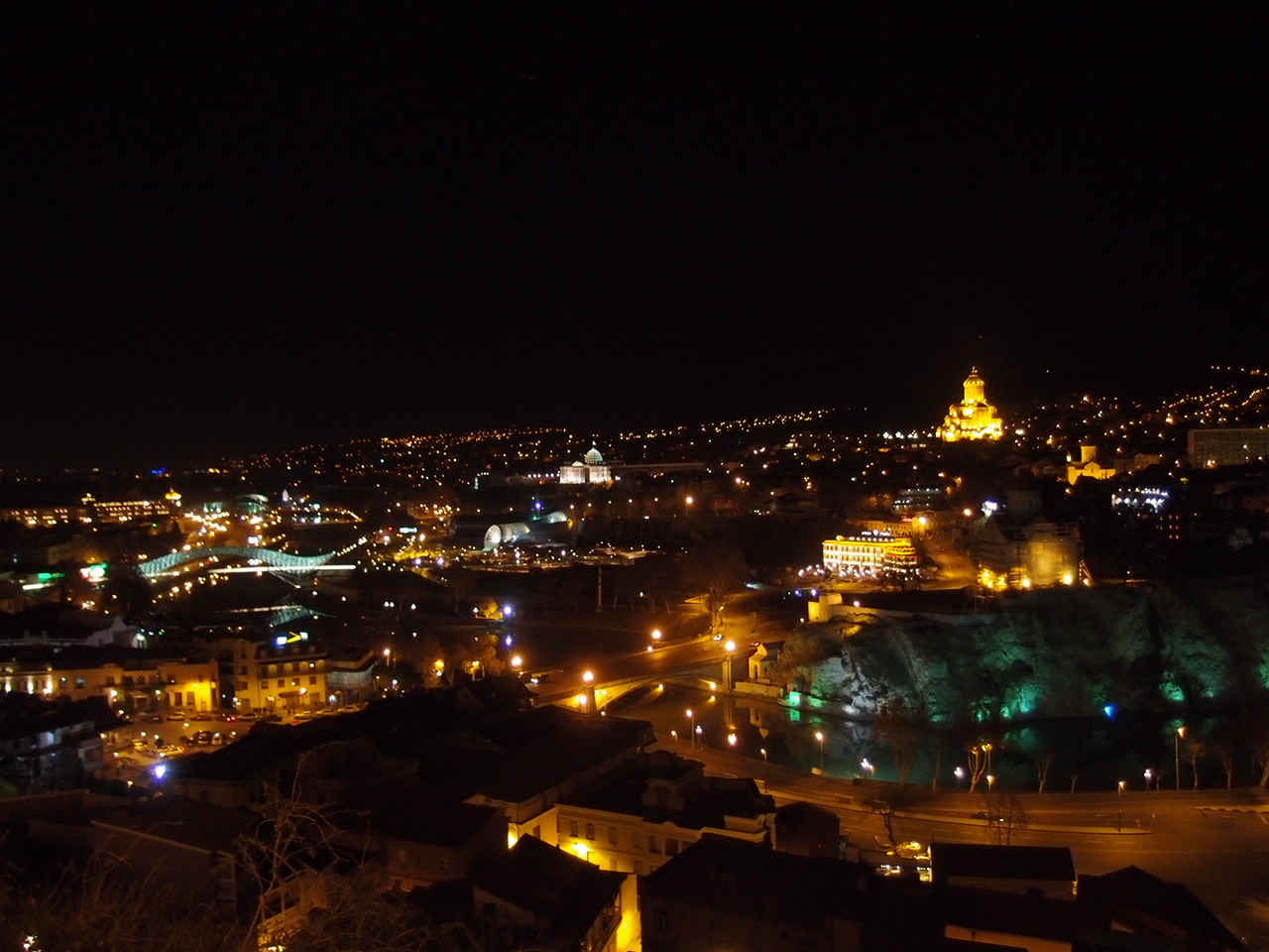 Georgia. Tbilisi at night