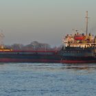 georgischer Frachter im Nord-Ostsee-Kanal 