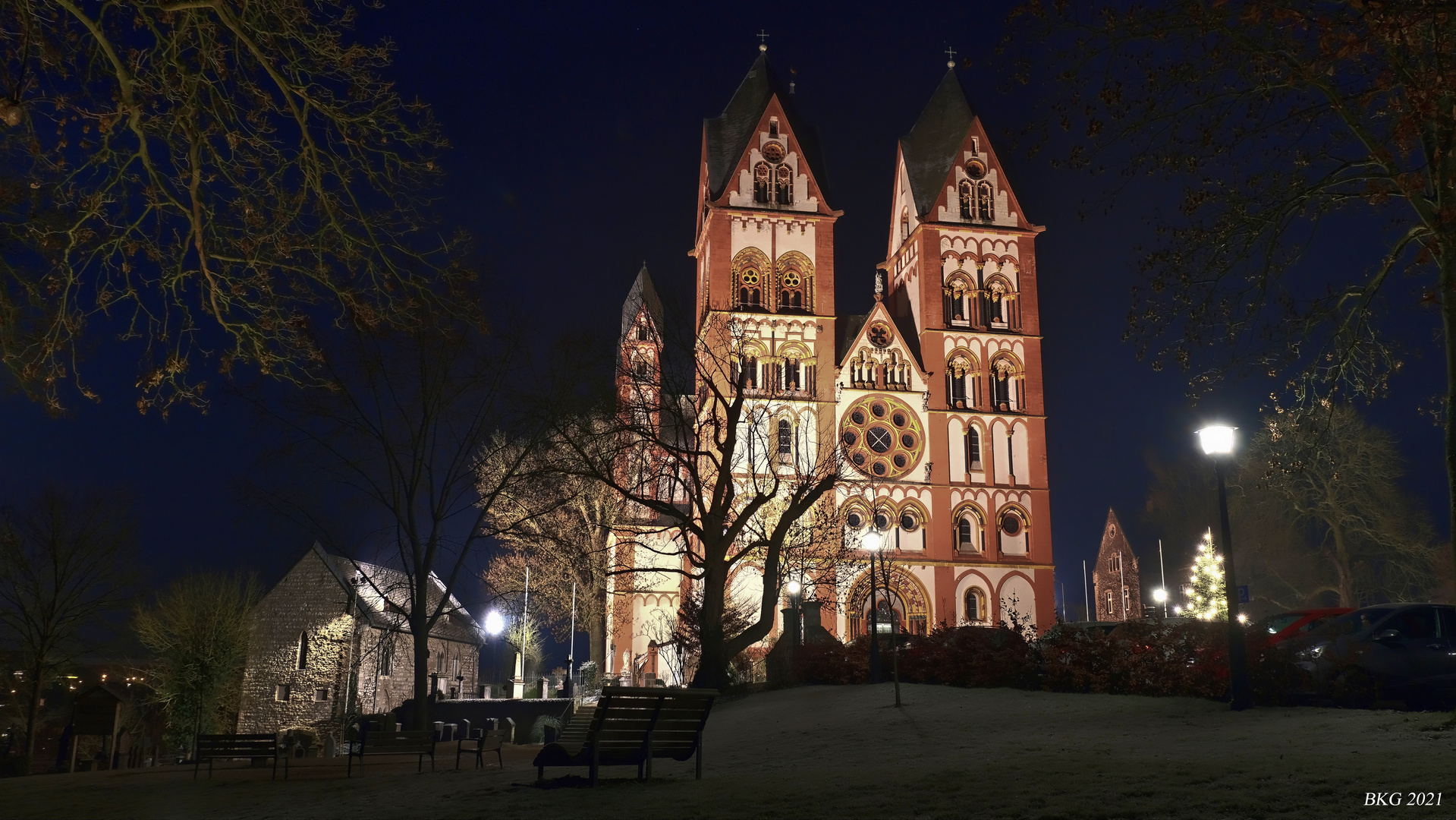 Georgsdom Limburg in der Weihnachtszeit 