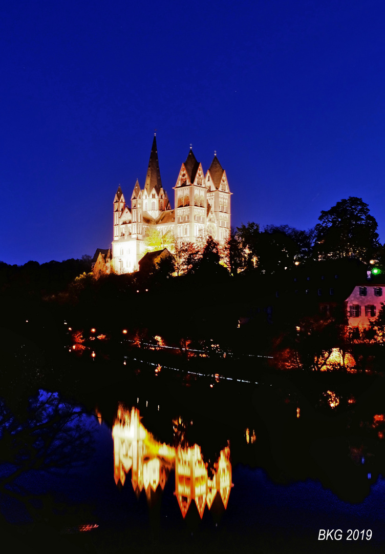 Georgsdom Limburg zur Blauen Stunde 