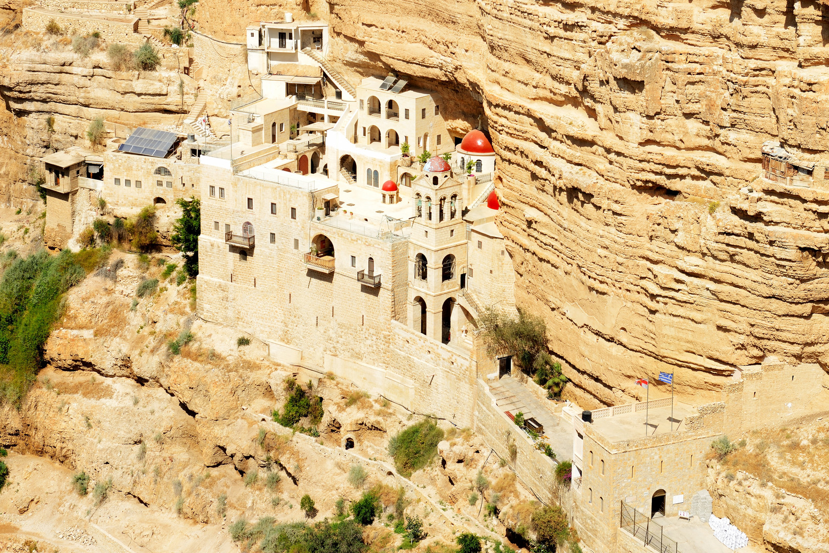 Georgskloster im Wadi Quelt