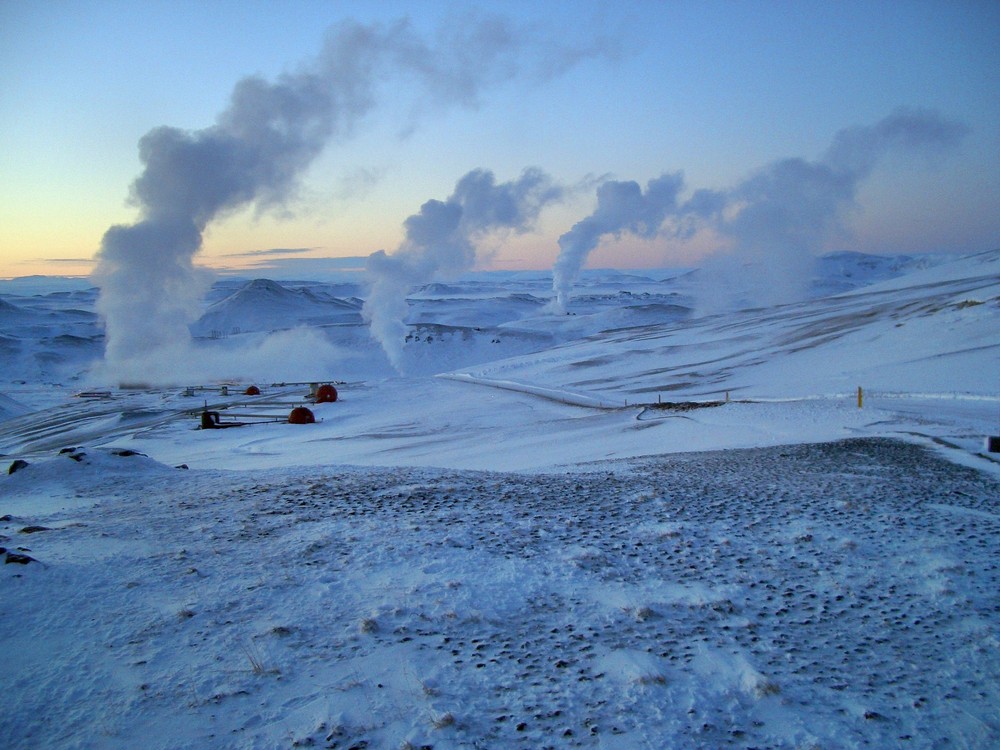 Geothermal Power Plant Krafla