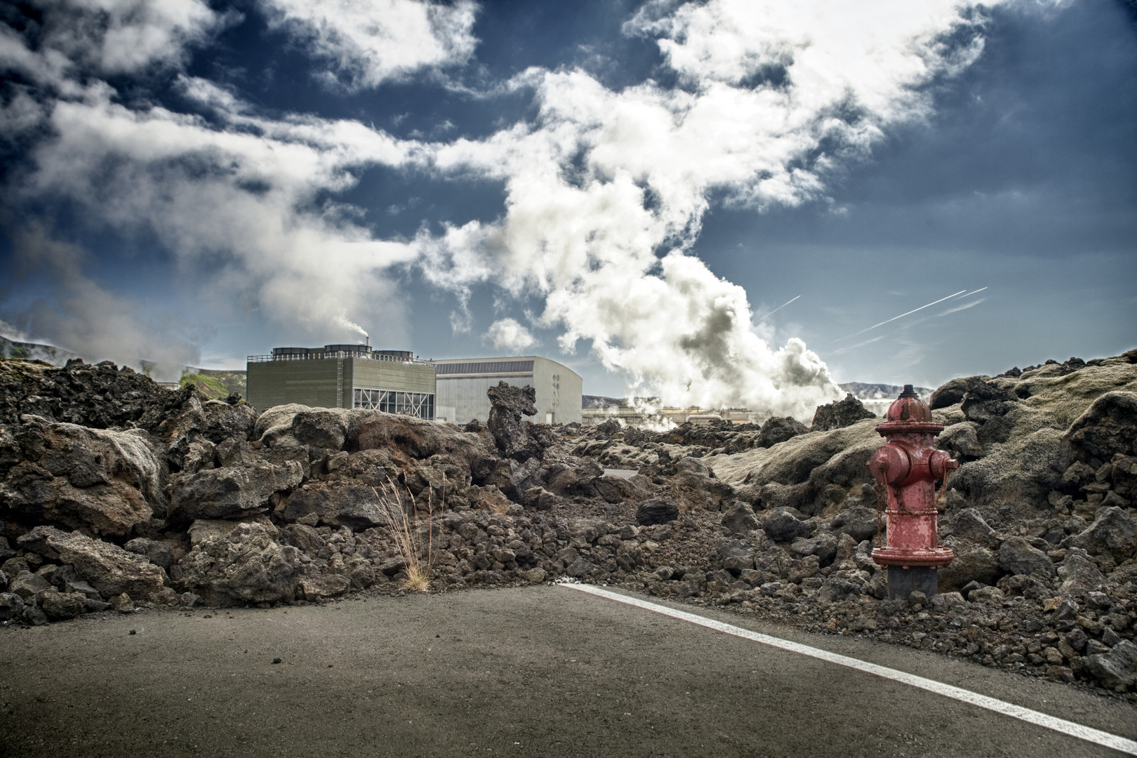 Geothermalkraftwerk Svartsengi, Blue Lagoon, Iceland