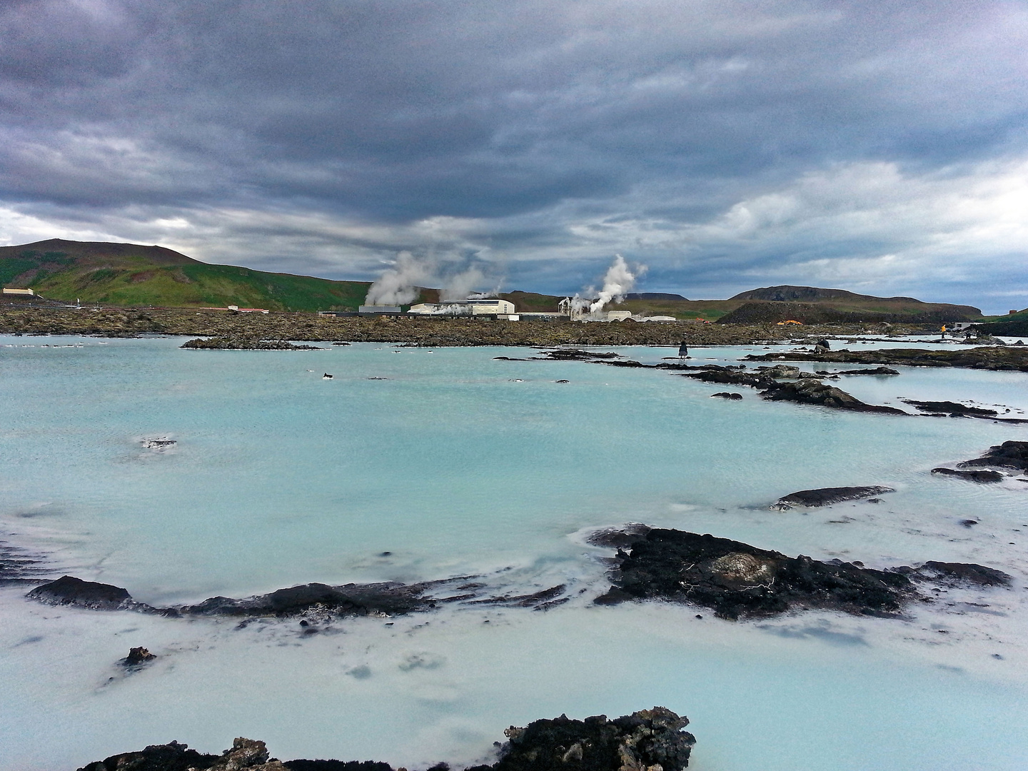 Geothermalkraftwerk und Blaue Lagune