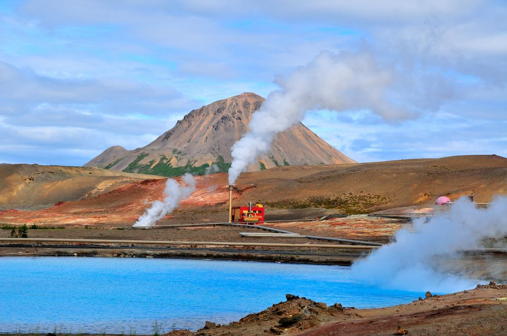 Geothermie in Island/ Myvatn-Region