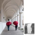 Gepflegt Lustwandeln bei Regenwetter