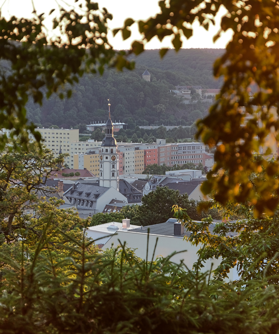 GERA-DURCHBLICK Achse Rathaus - Osterstein  