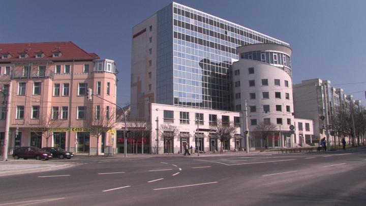 Gera - moderne Architektur in der Ernst-Toller-Straße